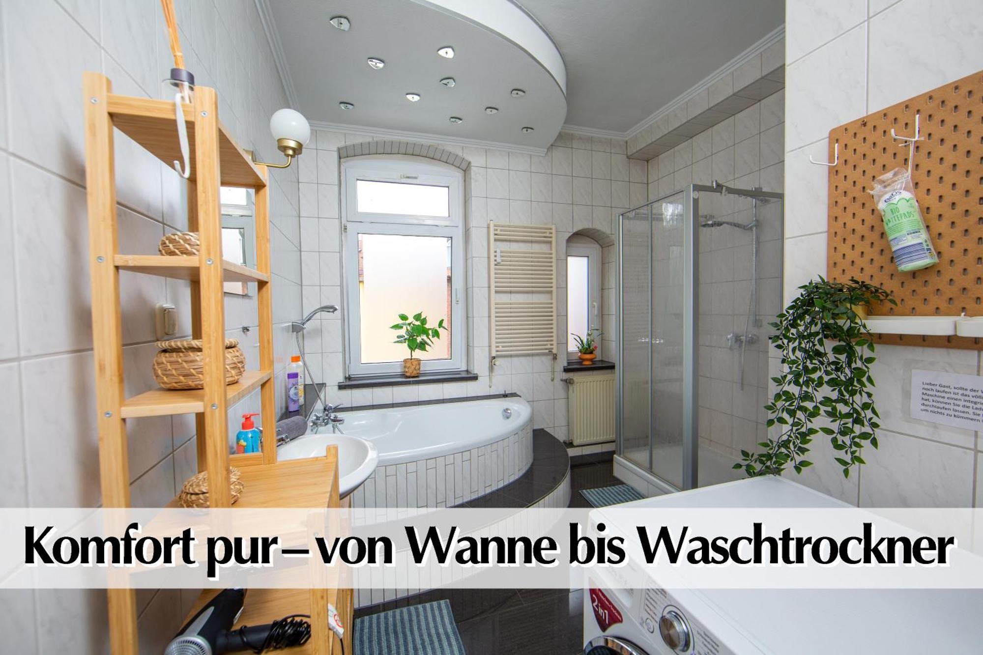 80M2 3R Wohnung Mit Privatem Parkplatz, Kingsize Betten, Smart-Tv, Etc Erfurt Zewnętrze zdjęcie